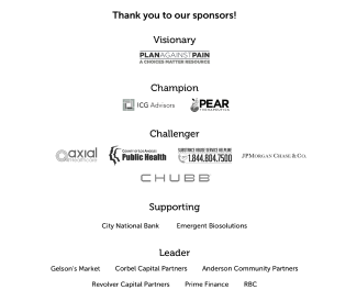 Screenshot of sponsors