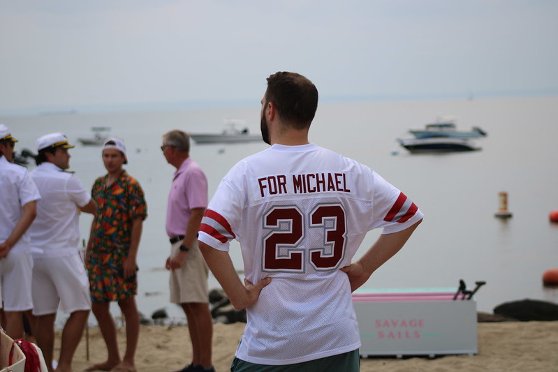 Man standing in jersey