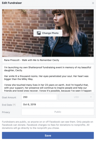 Fundraise Faster With Facebook Shatterproof